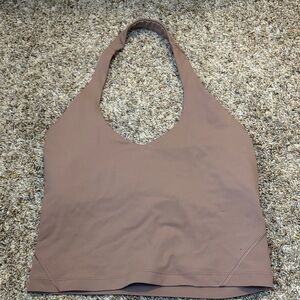 Brown Halter Top
